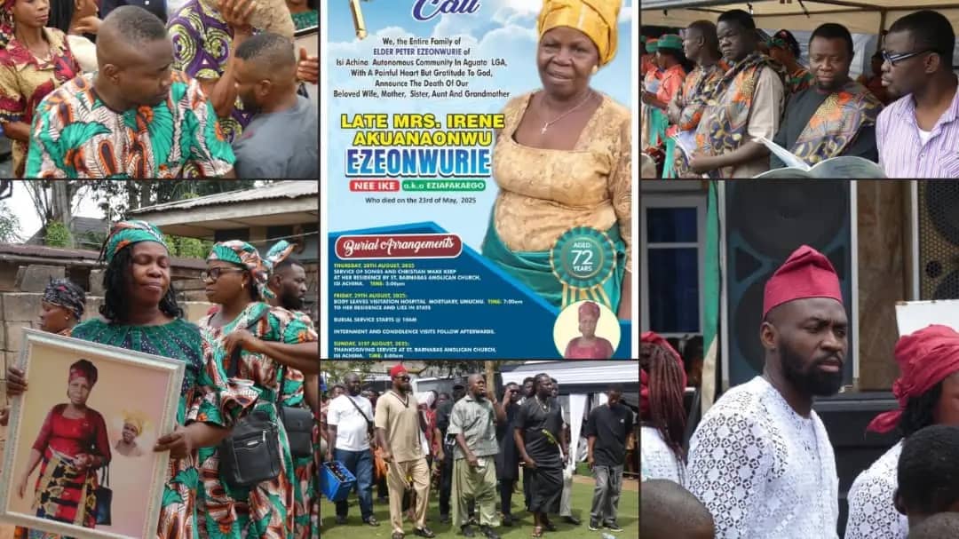 Burial of Late Irene Ezeonwurie Now on BrainPower