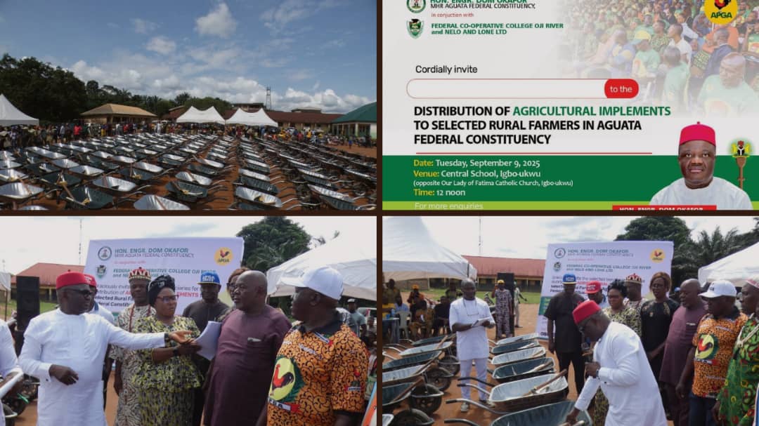 Farming Implements Distributed by Hon Dom Okafor