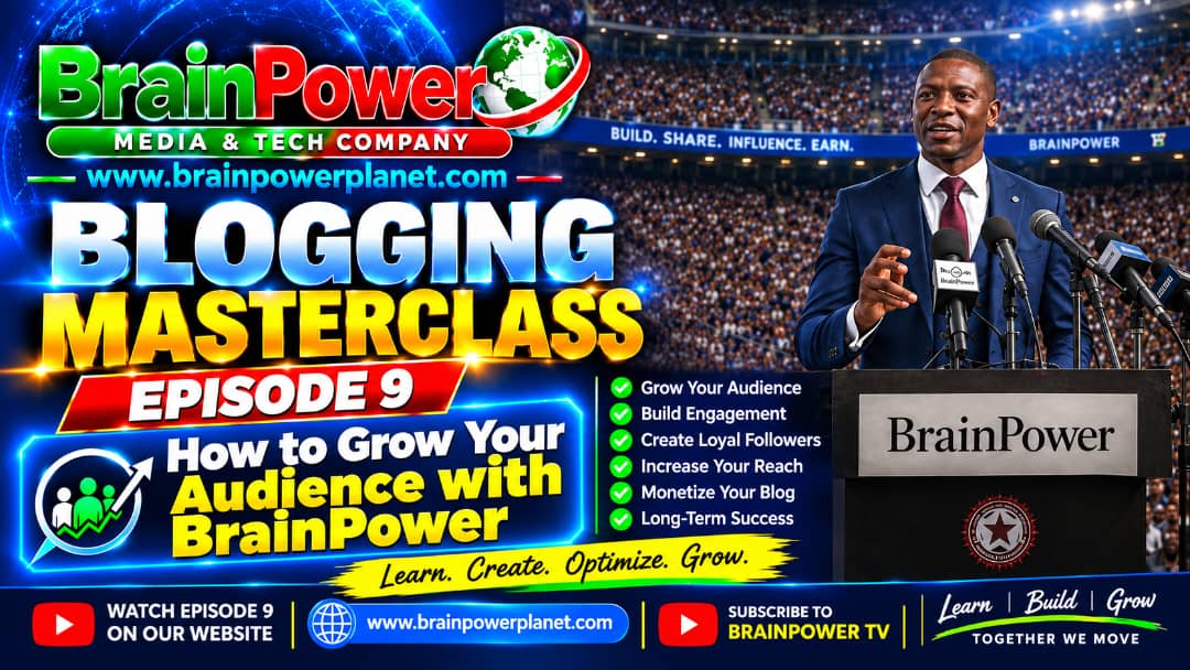 BrainPower Blogging Masterclass Episode 9 – How to Grow Your Audience with BrainPower